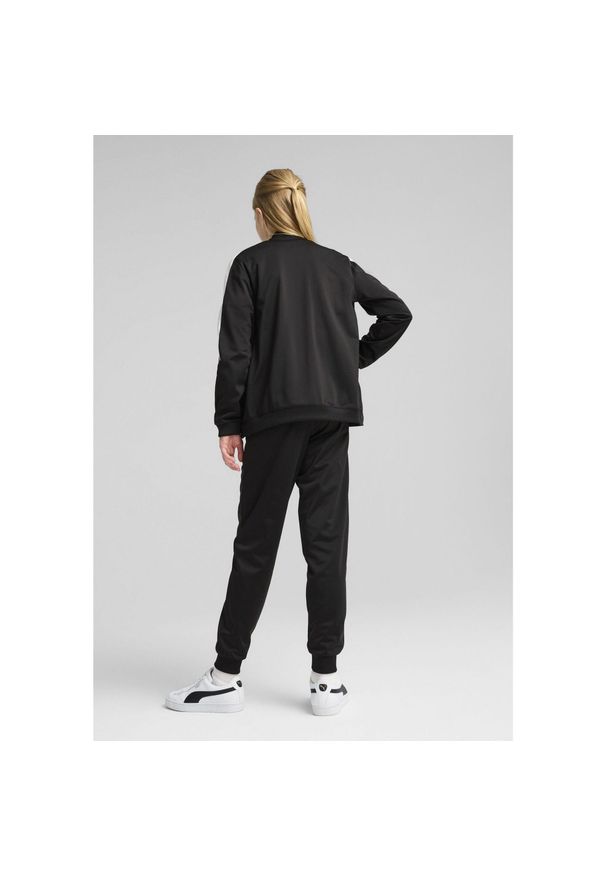 Puma - Młodzieżowy dres Poly Baseball PUMA Black. Kolor: zielony, wielokolorowy, czarny, brązowy. Materiał: dresówka. Wzór: nadruk. Styl: młodzieżowy