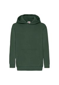 FRUIT OF THE LOOM - Bluza Z Kapturem Dla Dzieci. Typ kołnierza: kaptur. Kolor: zielony