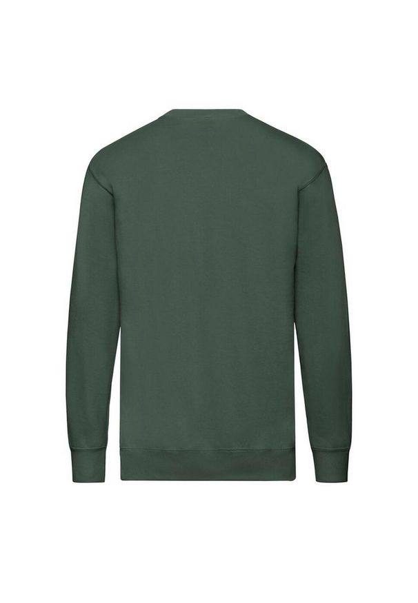 FRUIT OF THE LOOM - Lekka Męska Bluza Z Kapturem. Typ kołnierza: kaptur. Kolor: zielony