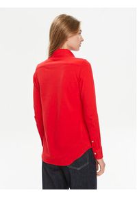 Polo Ralph Lauren Koszula Ls Knt Ox St 211924258003 Czerwony Slim Fit. Typ kołnierza: polo. Kolor: czerwony. Materiał: bawełna