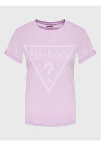 Guess T-Shirt Dianna V2BI06 I3Z14 Fioletowy Regular Fit. Kolor: fioletowy. Materiał: bawełna #4