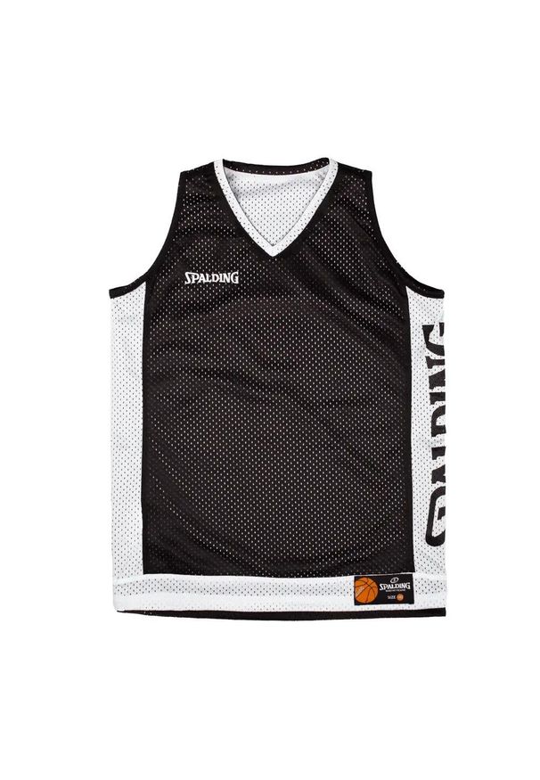 SPALDING - Koszulka koszykarska Spalding Reversible Tanktop Dwustronna. Kolor: biały, wielokolorowy, czarny