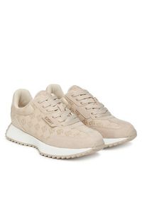 DKNY Sneakersy Naples K3522140 Beżowy. Kolor: beżowy. Materiał: materiał #3