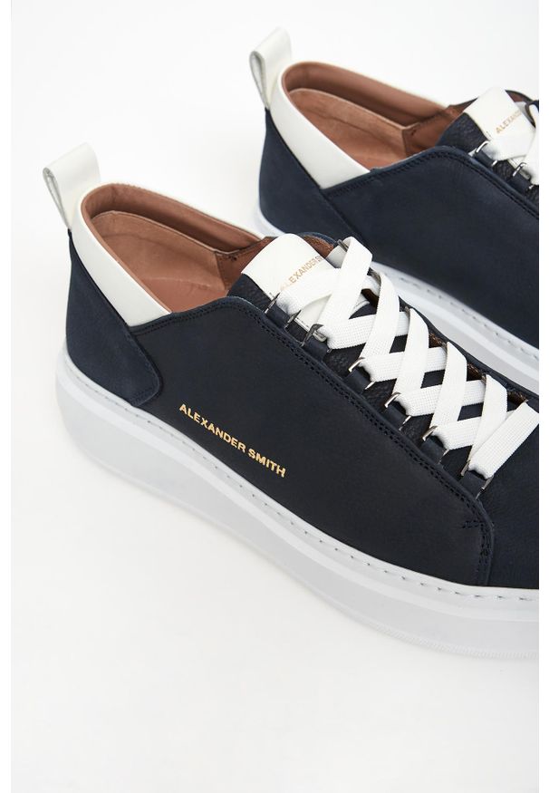 Alexander Smith - Sneakersy męskie skórzane Wembley Man ALEXANDER SMITH. Materiał: skóra