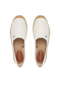 TOMMY HILFIGER - Tommy Hilfiger Espadryle Flag Canvas Espadrille FW0FW08541 Écru. Materiał: materiał