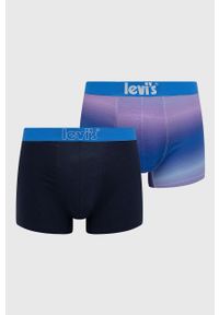 Levi's® - Levi's bokserki (2-pack) męskie. Kolor: turkusowy