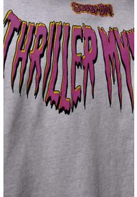 medicine - Medicine t-shirt bawełniany kolor szary z nadrukiem. Kolor: szary. Materiał: bawełna. Długość rękawa: krótki rękaw. Długość: krótkie. Wzór: nadruk #4