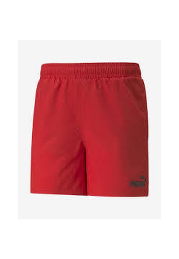 Puma - Szorty męskie sportowe TAPE CRO BANADOR. Kolor: czerwony. Sport: fitness