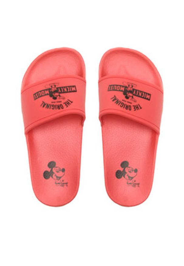 Disney 100 Klapki SS23-865612 Czerwony. Kolor: czerwony. Wzór: motyw z bajki