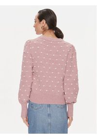 JDY Sweter 15304813 Różowy Regular Fit. Kolor: różowy. Materiał: syntetyk #3