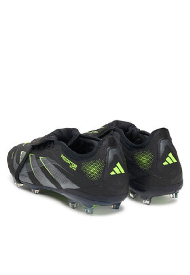 Adidas - adidas Buty do piłki nożnej Predator Pro Fold-Over Tongue Firm Ground JS4072 Czarny. Kolor: czarny. Materiał: skóra