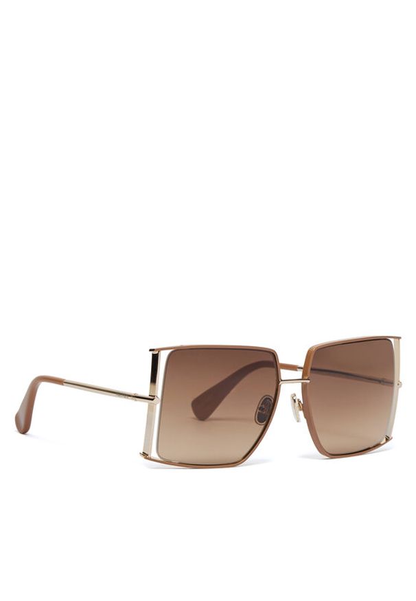 Max Mara Okulary przeciwsłoneczne MM0120 47F Brązowy. Kolor: brązowy