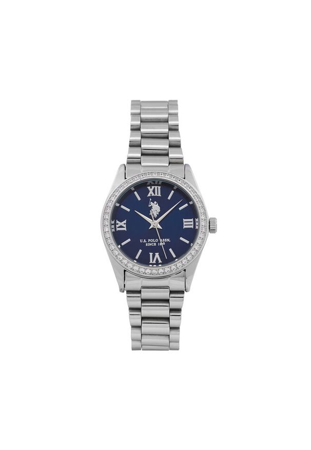 Zegarek U.S. Polo Assn.. Kolor: srebrny