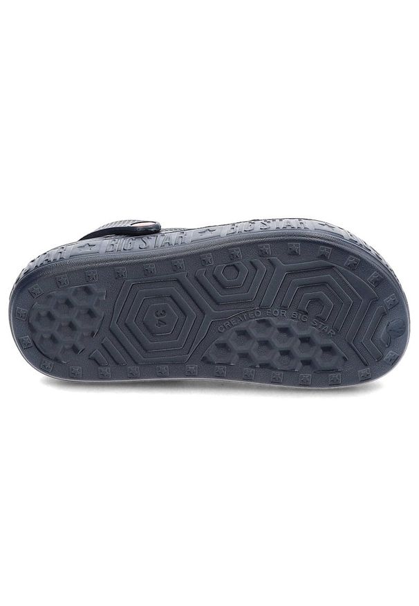 Big-Star - Niebieskie Klapki Big Star Modne Dziecięce Buty Na Lato. Kolor: niebieski. Sezon: lato