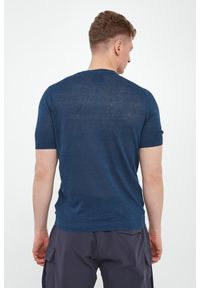 Aeronautica Militare - Sweter męski lniany z krótkim rękawem AERONAUTICA MILITARE. Materiał: len. Długość rękawa: krótki rękaw. Długość: krótkie #3