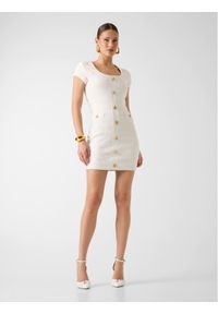 Marciano Guess Sukienka codzienna 180733 Beżowy Classic Fit. Okazja: na co dzień. Kolor: beżowy. Typ sukienki: proste. Styl: casual #1