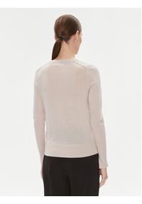 Calvin Klein Sweter K20K205777 Beżowy Regular Fit. Kolor: beżowy. Materiał: wełna #5