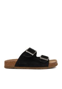 G-Star RAW - G-Star Raw Klapki CWB-WS-1128-50-S Czarny. Kolor: czarny. Materiał: zamsz, skóra #1