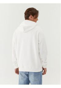 Pepe Jeans Bluza Ryan Hoodie PM582328 Biały Regular Fit. Kolor: biały. Materiał: bawełna