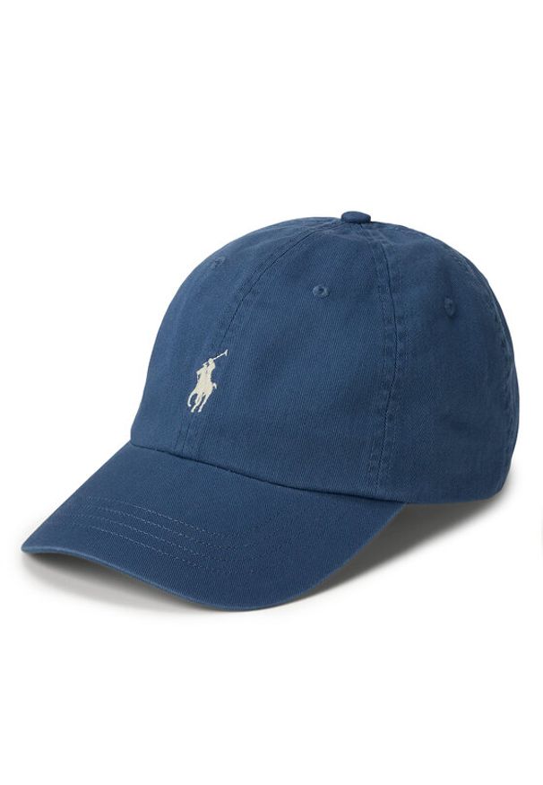 Polo Ralph Lauren Czapka z daszkiem 211912843057 Niebieski. Kolor: niebieski. Materiał: materiał, bawełna