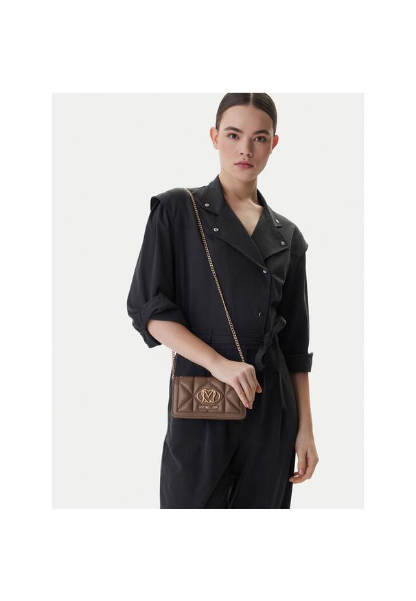 Love Moschino - Torebka LOVE MOSCHINO. Kolor: brązowy