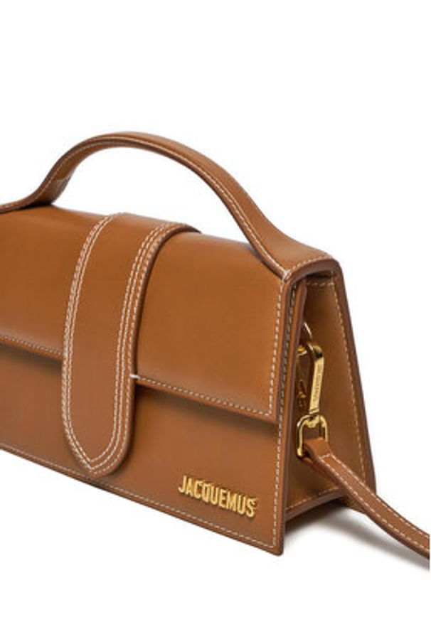 JACQUEMUS Torebka Le Grand Bambino 213BA007-3072 Brązowy. Kolor: brązowy. Materiał: skórzane