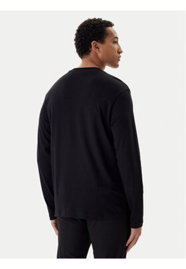 BOSS Longsleeve Mirror Togn 50549414 Czarny Relaxed Fit. Kolor: czarny. Materiał: bawełna. Długość rękawa: długi rękaw