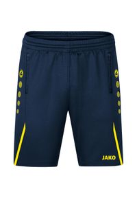 Szorty Jako Challenge. Kolor: wielokolorowy, niebieski, żółty. Sport: piłka nożna, fitness #1