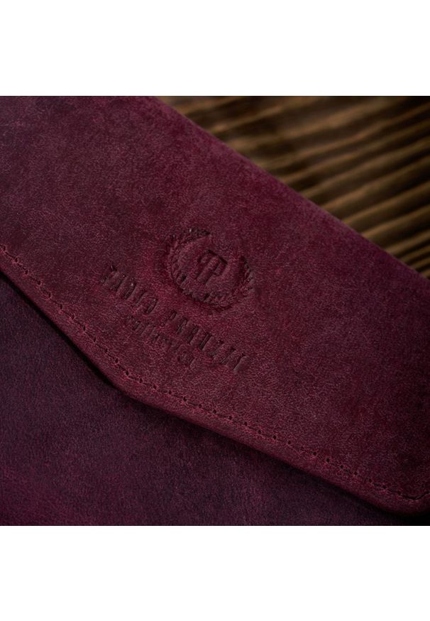 Portfel damski skórzany PAOLO PERUZZI różowy T-35-CHR. Kolor: różowy. Materiał: skóra