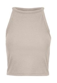 only - ONLY Top 15232924 Szary Slim Fit. Kolor: szary. Materiał: syntetyk, wiskoza #5