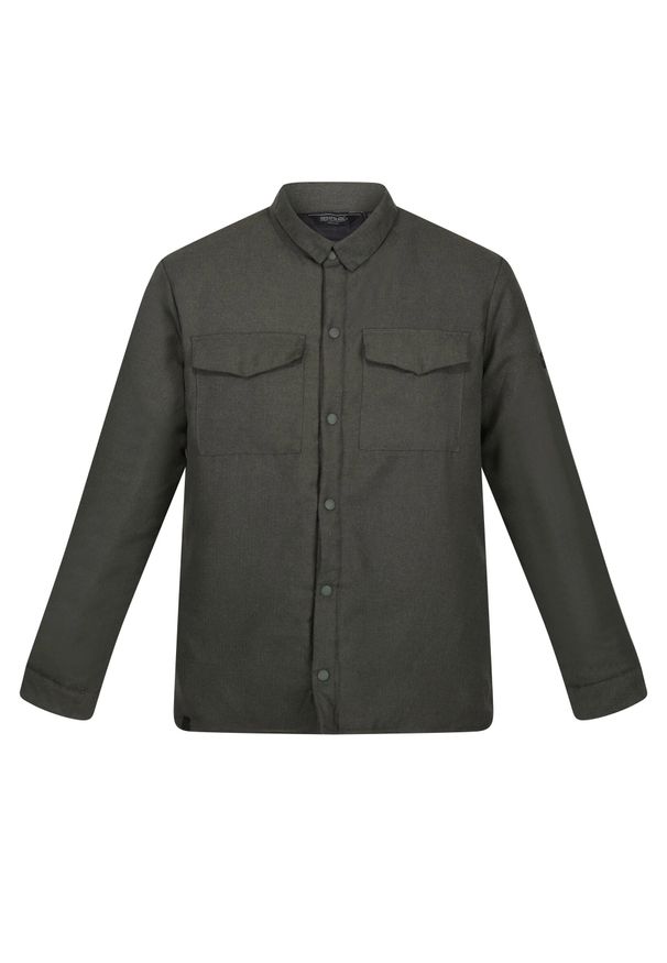 Regatta - Męska Koszula Ocieplana Gawayne. Kolor: zielony. Sport: turystyka piesza