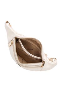 Wittchen - Damska torebka nerka z nitami. Kolor: kremowy. Materiał: skóra ekologiczna #2