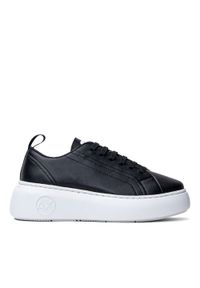 Sneakersy damskie czarne Armani Exchange XDX043 XCC64 00002. Kolor: czarny