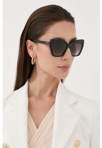 Burberry okulary przeciwsłoneczne damskie kolor czarny. Kolor: czarny #1