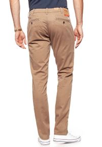 Wrangler - WRANGLER SPODNIE MĘSKIE CHINO TOBACCO BROWN W14LCF81A $. Materiał: tkanina, elastan, materiał #8