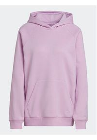 Adidas - adidas Bluza ALL SZN Fleece HN4214 Różowy Loose Fit. Kolor: różowy. Materiał: bawełna