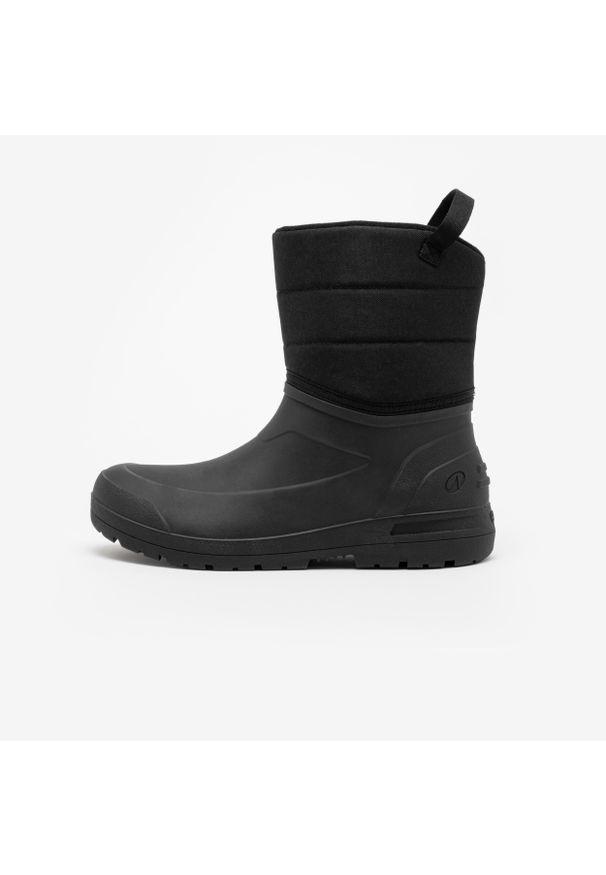 quechua - Śniegowce turystyczne męskie Quechua NH100 wodoodporne. Zapięcie: pasek. Kolor: czarny. Szerokość cholewki: normalna. Sezon: zima. Sport: turystyka piesza