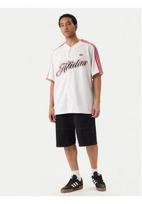 Adidas - adidas T-Shirt Summer League Varsity Baseball KD6563 Biały Oversize. Kolor: biały. Materiał: syntetyk #5
