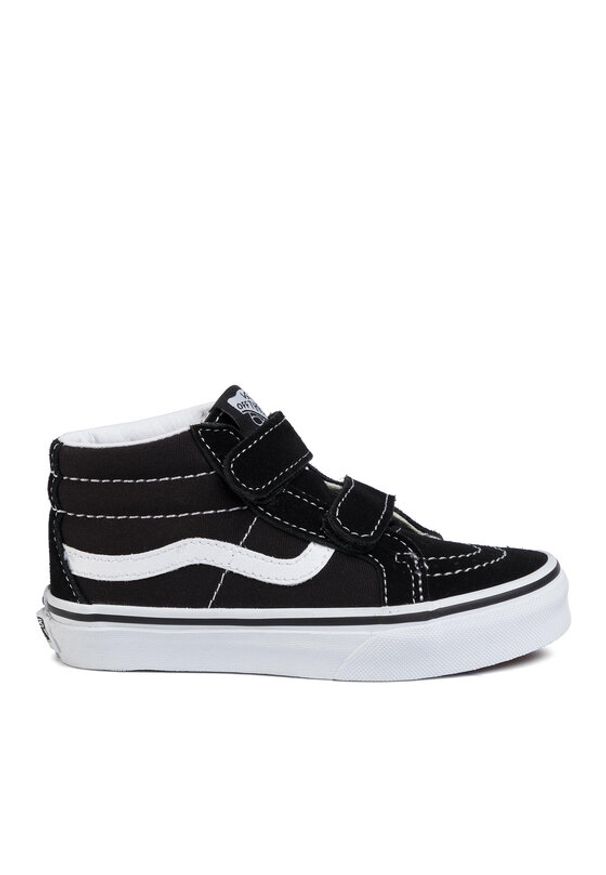 Vans Tenisówki Sk8-Mid Reissue V VN00018T6BT1 Czarny. Kolor: czarny. Materiał: skóra, zamsz