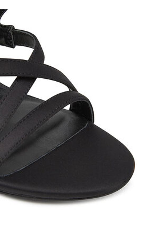 Just Cavalli Sandały 78RA3S63 ZSA29 Czarny. Kolor: czarny. Materiał: materiał