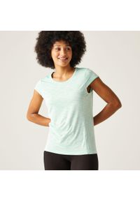 Regatta - Hyperdimension II damska koszulka. Kolor: zielony. Materiał: poliester, elastan. Sport: turystyka piesza #1