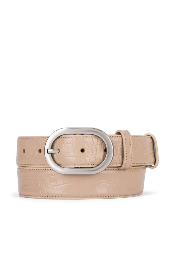 Gino Rossi - Pasek GINO ROSSI. Kolor: beżowy