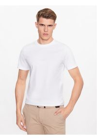 Guess T-Shirt M2YI72 I3Z14 Biały Slim Fit. Kolor: biały. Materiał: bawełna