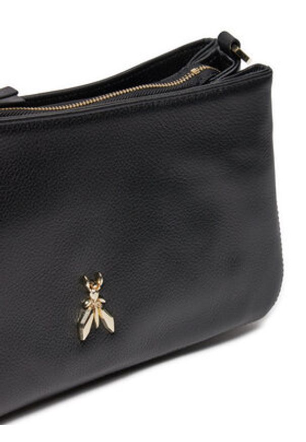 Patrizia Pepe Torebka 2B0101/L133-K103 Czarny. Kolor: czarny. Materiał: skórzane