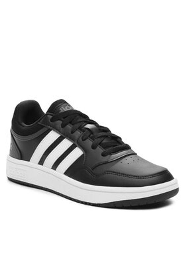 Adidas - adidas Sneakersy Hoops 3.0 Low Classic Vintage GY5432 Czarny. Kolor: czarny. Materiał: materiał