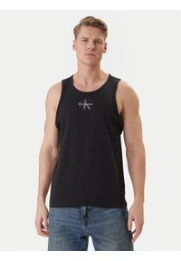 Calvin Klein Jeans Tank top LV04RF850G Czarny Classic Fit. Kolor: czarny. Materiał: bawełna #1