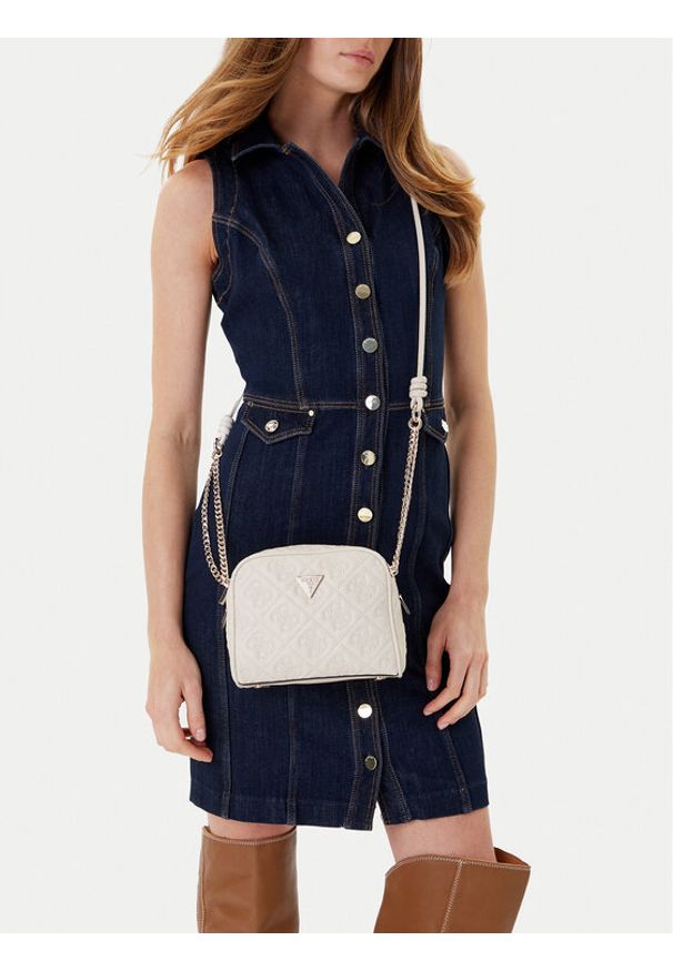 Guess Torebka 176299 Biały. Kolor: biały. Materiał: skórzane