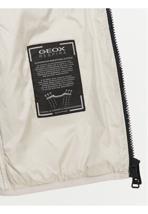 Geox Kurtka przejściowa Sapienza M4520K TC180 F1753 Czarny Regular Fit. Kolor: czarny, beżowy. Materiał: syntetyk