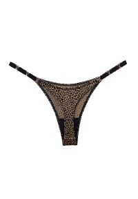 Intica - Stringi z ozdobną gumką na specjalne okazje Delcie. Materiał: materiał, skóra. Długość: długie