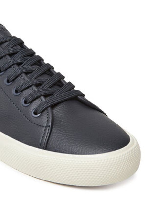 BOSS Tenisówki Aiden 50547549 Granatowy. Kolor: niebieski. Materiał: skóra